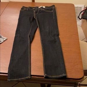 Levi black denim skinny jeans